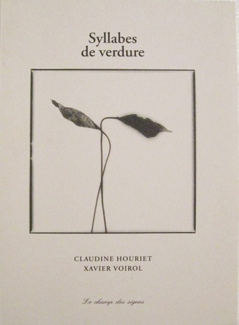 Claudine Houriet - Syllabes de verdure